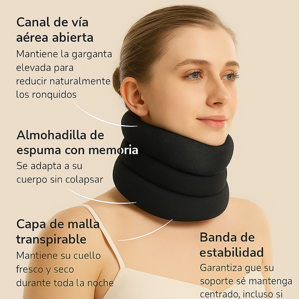 Cuello Cervical Cervanix Antironquido – Alivio del Dolor de Cuello y Mejor Descanso
