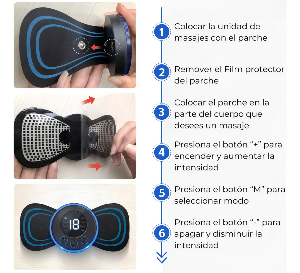 Electroestimulador Cervical cuello muscular